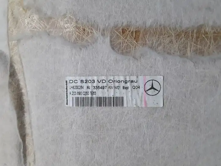 Mercedes-Benz C W203 (2000 - 2007) A2036900250 Потолочная обшивка — фото 2