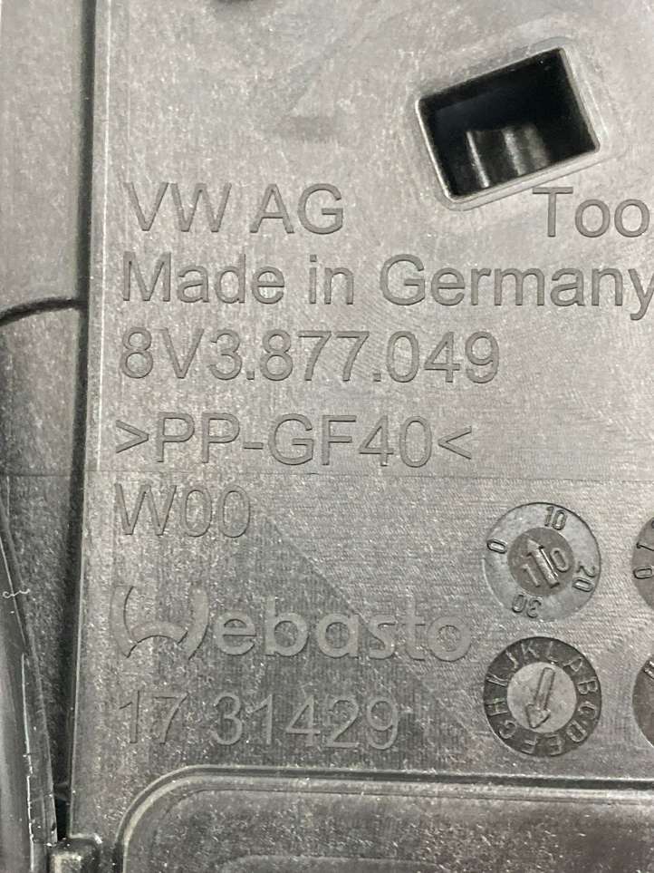 Audi A3/S3 8V (2016 - 2020)  8V3877049 Рама раздвижной крыши
