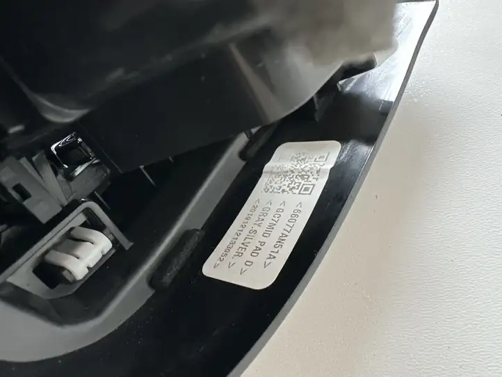 Subaru Legacy VII (2019 - ) 66077AN51A Боковой воздушный дефлектор — фото 7