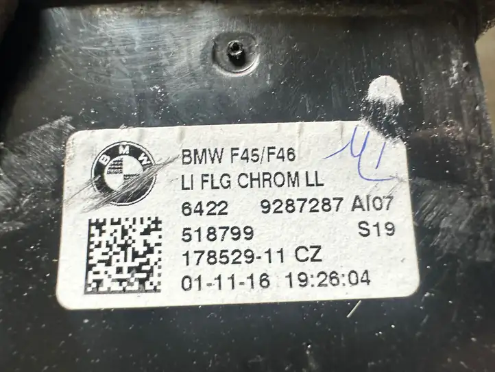 BMW 2 F45 (2014 - 2021) 9287287 Боковой воздушный дефлектор — фото 4