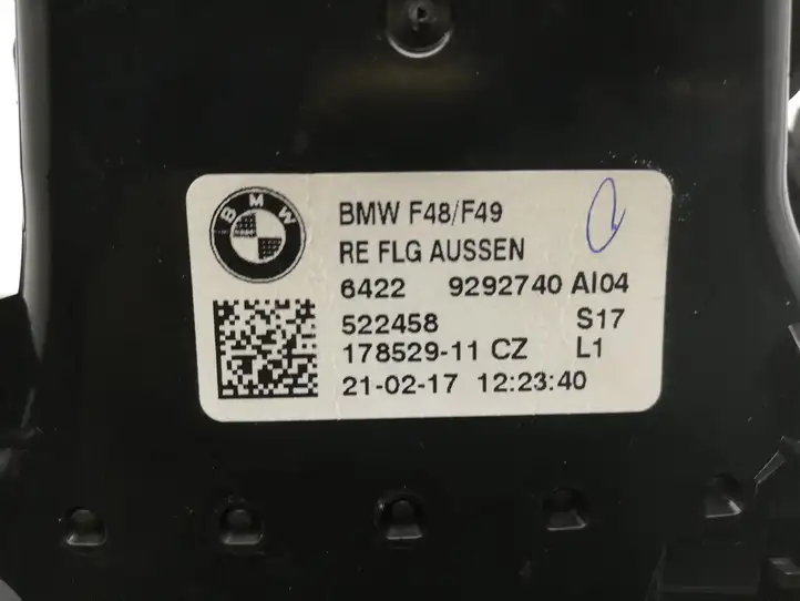BMW X1 F48 F49 (2015 - 2022) 9292740 Воздушная решетка панели — фото 4