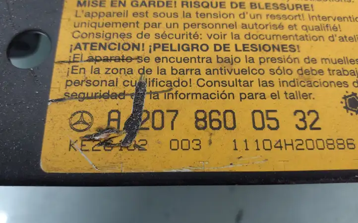 Mercedes-Benz E A207 (2010 - 2017) A2078600532 Система защиты от опрокидывания — фото 4