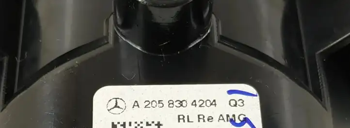 Mercedes-Benz GLC X253/C253 (2015 - ) Боковой воздушный дефлектор — фото 4