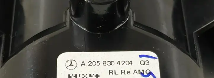 Mercedes-Benz GLC X253/C253 (2015 - ) Боковой воздушный дефлектор — фото 11