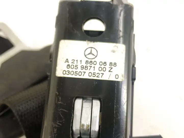 Mercedes-Benz E W211 (2002 - 2009) Передний ремень безопасности — фото 10