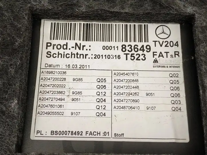Mercedes-Benz GLK X204 (2008 - 2016) Обшивка передней двери — фото 6