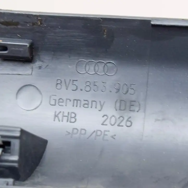 Audi A3/S3 8V (2012 - 2016) 8V5853905 Верхняя обшивка стойки B — фото 3