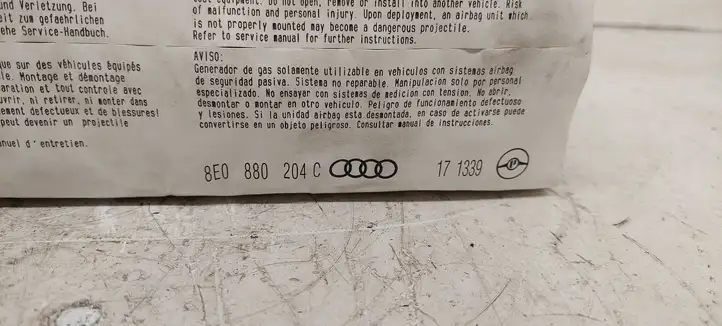 Audi A4 S4 B6 8E 8H (2000 - 2006) 8E0880204C Подушка безопасности пассажира — фото 5