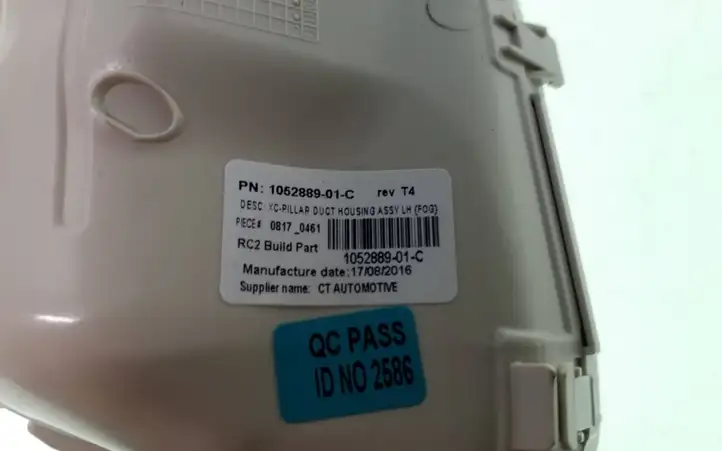Tesla Model X (2015 - 2021) 105288901C Боковой воздушный дефлектор — фото 2