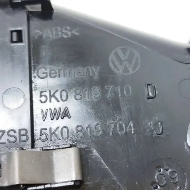 Volkswagen Golf VI (2009 - 2013) 5K0819710D Боковой воздушный дефлектор — фото 6