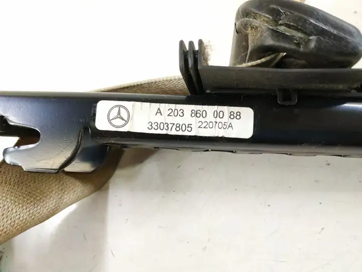 Mercedes-Benz C W203 (2000 - 2007) Передний ремень безопасности — фото 5