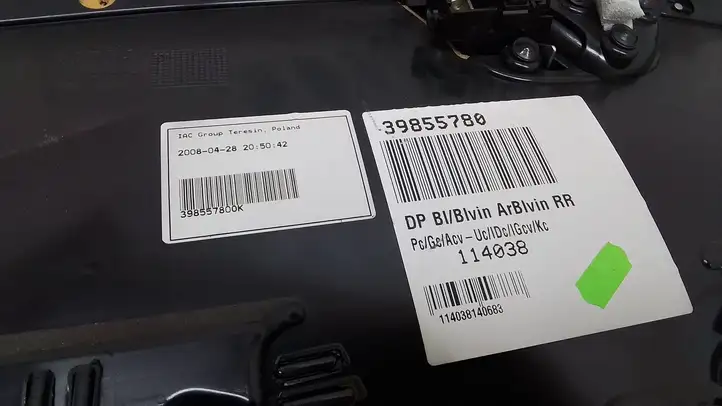 Volvo S80 (2009 - 2013) 39855780 Обшивка задней двери — фото 5