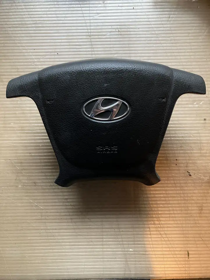 Hyundai Santa Fe (2005 - 2009) Подушка безопасности руля — фото 1