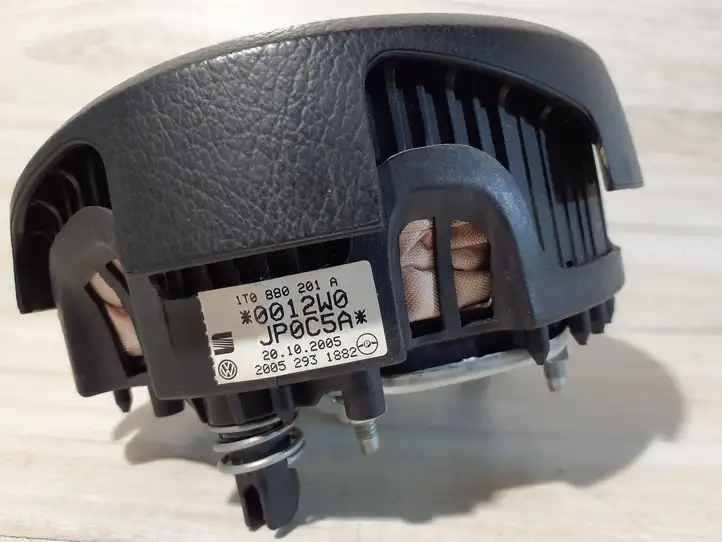 Volkswagen Touran I (2003 - 2010) 1T0880201A Подушка безопасности руля — фото 3