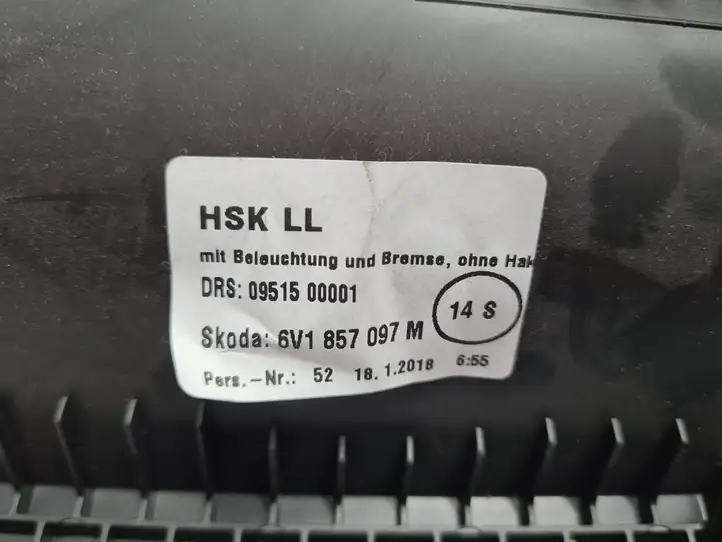 Skoda Fabia Mk3 (NJ) (2015 - 2021) 6V1857097 Вещевой ящик — фото 3
