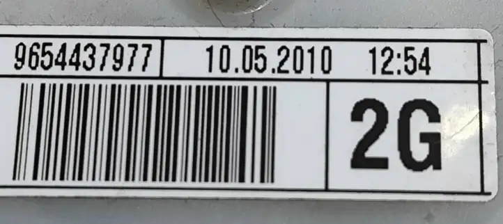 Citroen C4 I Picasso (2006 - 2013) 9654437977 Задний ремень безопасности — фото 2