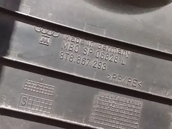 Audi A5 8T 8F (2007 - 2011) 8T8867293 Верхняя обшивка стойки B — фото 4