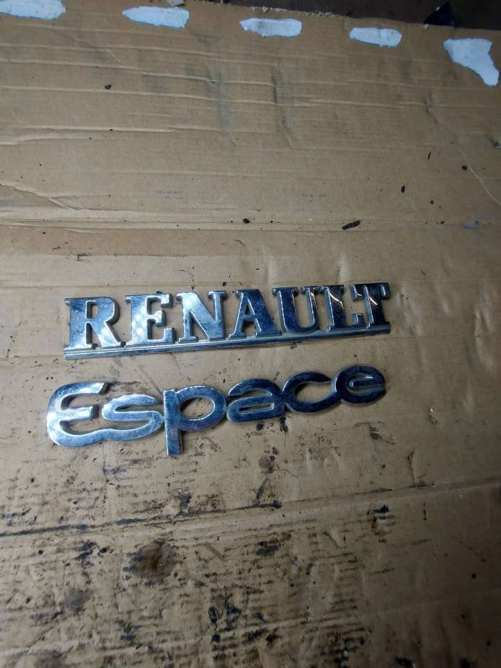 Renault Espace III Gamintojo ženkliukas/ modelio raidės