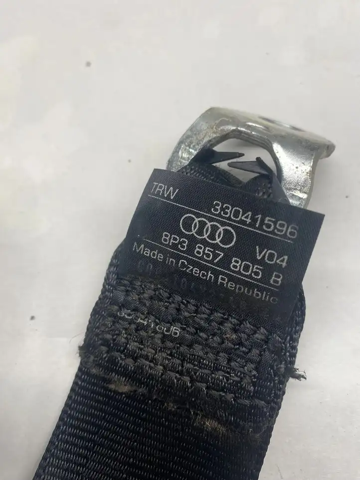 Audi A3/S3 8P (2004 - 2008) 8P3857805B Задний ремень безопасности — фото 3