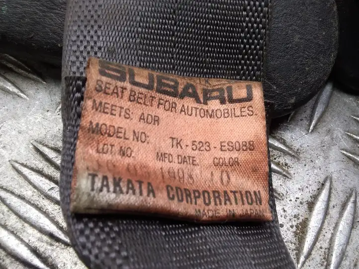 Subaru Legacy (1999 - 2003) TK523ES088 Задний ремень безопасности — фото 2
