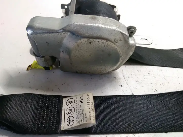 Toyota Corolla Verso AR10 (2004 - 2009) 7P1150P Передний ремень безопасности — фото 5