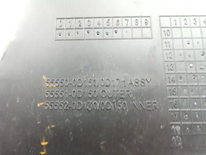 Toyota Yaris (2014 - 2019) 555500D151 Вещевой ящик — фото 4