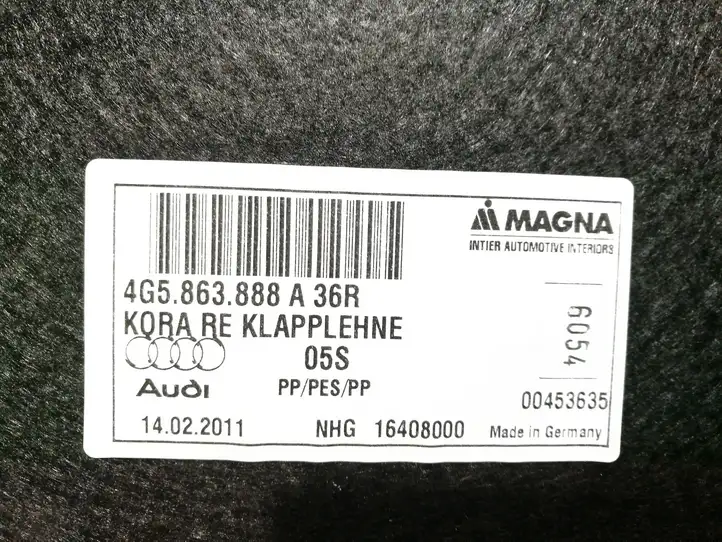 Audi A6 C7 (2011 - 2014) 4G5863888A Боковая обшивка багажника — фото 2