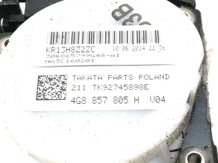 Audi A6 Allroad C7 (2014 - 2018) 4G8857805H Задний ремень безопасности — фото 2
