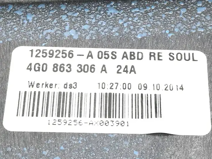 Audi A6 Allroad C7 (2014 - 2018) 4G0863306A Другая деталь консоли (туннеля) — фото 2