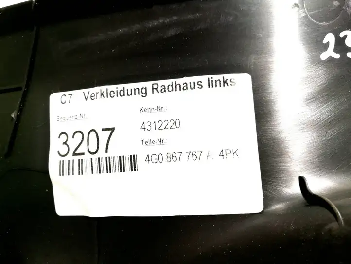 Audi A6 Allroad C7 (2014 - 2018) 4G0867767A Внутренняя отделка заднего порога — фото 2