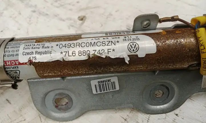 Volkswagen Touareg I (2002 - 2010) 7L6880742F Боковая подушка безопасности шторка — фото 4