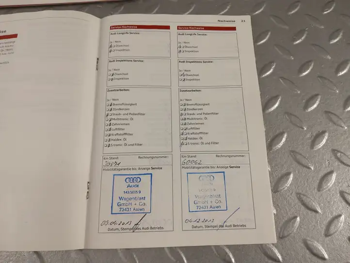 Audi A6 C7 (2011 - 2014) QA1024757 Сервисная книжка — фото 3