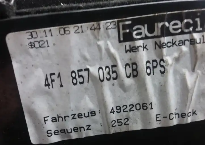 Audi A6 S6 C6 4F (2004 - 2008) 4F1857035CB Вещевой ящик — фото 8