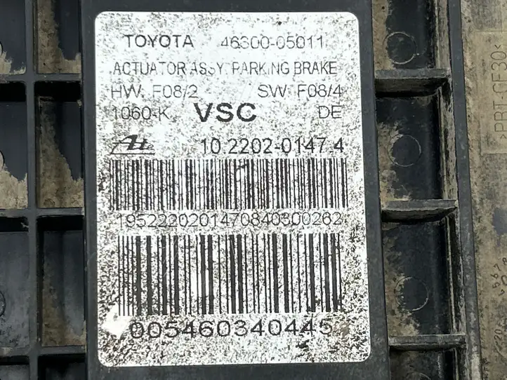 Toyota Avensis T270 (2009 - 2012) 4630005011 Блок управления стояночным тормозом — фото 8