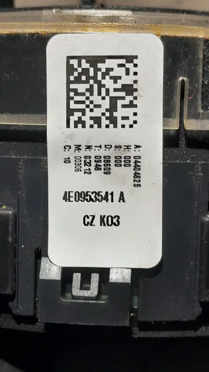Audi A6 S6 C6 4F (2004 - 2008) 4F0953549D Контактное кольцо SRS — фото 3