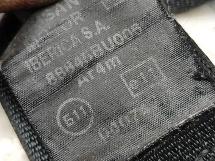 Nissan (2000 - 2006) 88845BU006 Задний ремень безопасности — фото 6