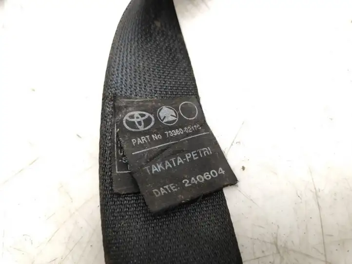 Toyota Corolla E120 E130 (2004 - 2007) 7336002170 Задний ремень безопасности — фото 6