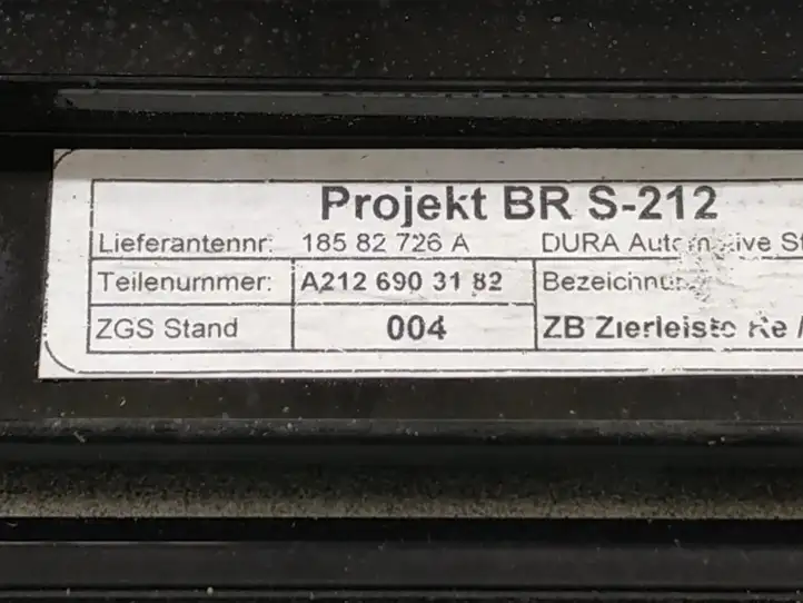 Mercedes-Benz E W212 (2009 - 2016) DALISID1544 Рейлинги крыши — фото 4