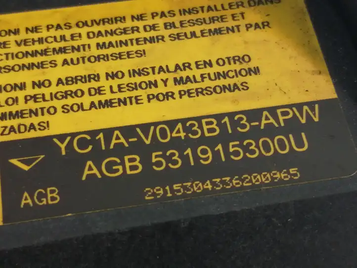Ford Transit (2000 - 2006) YC1AV043B13APW Подушка безопасности руля — фото 2