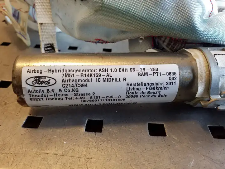 Ford Kuga I (2008 - 2012) 7M51R14K159 Боковая подушка безопасности шторка — фото 3