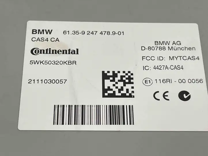 BMW X3 F25 (2010 - 2017) 5WK50320KBR Блок управления CAS — фото 6