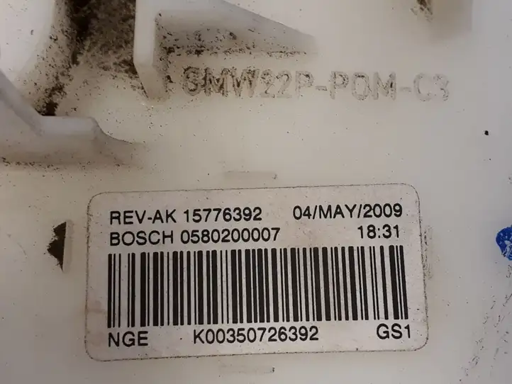 Opel Insignia A (2008 - 2017) 0580200007 Топливный насос (в баке) — фото 2