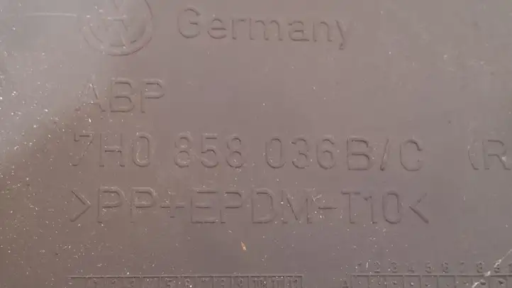Volkswagen Multivan T5 (2003 - 2015) 7H0858036B Боковая отделка панели приборов — фото 3