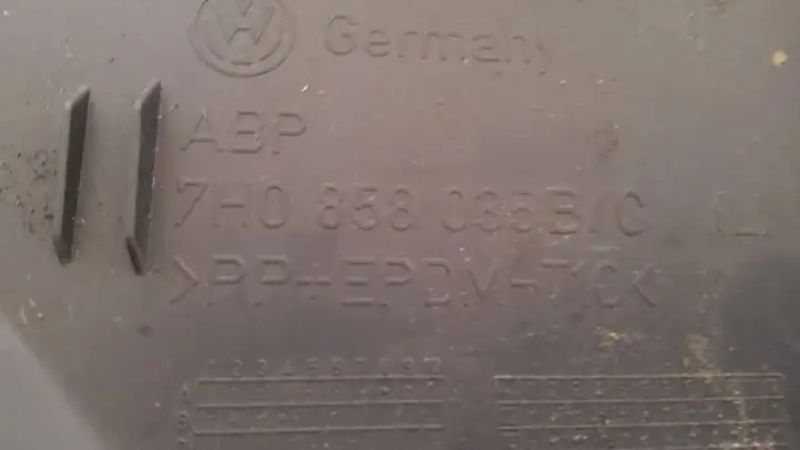 Volkswagen Multivan T5 (2003 - 2015) 7H0858035B Боковая отделка панели приборов — фото 3