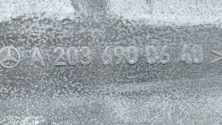 Mercedes-Benz C W203 (2000 - 2007) A2036900640 Порог кузова — фото 4
