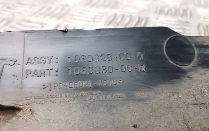 Tesla Model 3 (2017 - 2023) 108982800D Порог кузова — фото 6