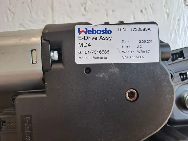 BMW 3 F30 F35 F31 (2012 - 2018) 7249793 Комплект люка крыши — фото 26