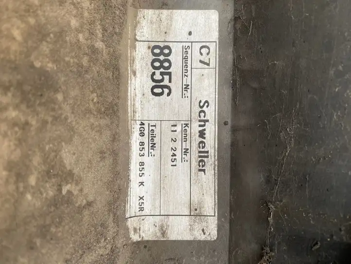 Audi A6 C7 (2014 - 2018) 4G0853855K Порог кузова — фото 9