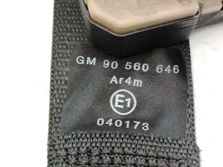 Opel Astra G (1998 - 2004) 90560646 Задний ремень безопасности — фото 2