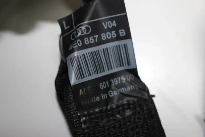 Audi A8 S8 D3 4E (2005 - 2007) 4E0857805B Задний ремень безопасности — фото 2